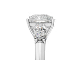 White gold Princess Cut Diamond Five-Stone Prong Set White Gold Ring_56