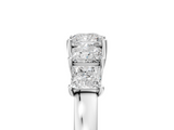 White gold Princess Cut Five-Stone Prong Set White Gold Band_119