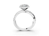 White gold Princess Cut Halo Split Shank Prong Setting Ring_15