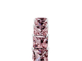 White gold Princess Cut Morganite Channel-Set Eternity Band with Prong Setting_11