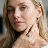 White gold Princess Cut Pave Diamond Engagement Ring with Channel Set Band and Four-Prong Setting_81