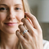 White gold Princess Cut Pave Diamond Engagement Ring with Channel Set Band and Four-Prong Setting_82