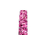 White gold Princess Cut Pink Sapphire Channel-Set Eternity Band with Prong Setting_11