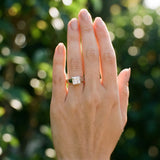 White gold Princess Cut Solitaire Engagement Ring with Cathedral Setting and Four-Prong Setting_24