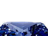 White gold Princess Cut Solitaire Twisted Band with Prong Setting_4