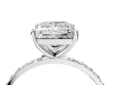 White gold Princess Diamond Pavé Band with Six-Prong Setting_31