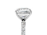 White gold Princess Diamond Pavé Band with Six-Prong Setting_32