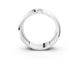 White gold Princess Diamond Two-Stone Mens Band_3