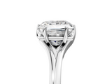 White gold Princess Solitaire Diamond Ring with Six-Prong Setting and Tapered Band_28