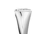 White gold Princess Solitaire Tension Set Diamond Ring_25