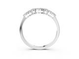 White gold Prong Set Round Diamond Half-Eternity Band_42