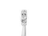 White gold Prong Set Round Diamond Half-Eternity Band_45