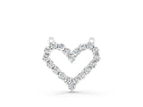 White gold Prong-Set Round Diamond Heart Pendant_34