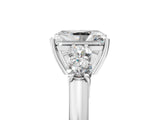 White gold Radiant Cut Diamond Five-Stone Prong Set White Gold Ring_56