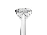 White gold Radiant Cut Diamond Solitaire Engagement Ring with Cathedral Setting and Four-Prong Mount_188