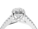 White gold Radiant Cut Split Shank Pave Diamond Engagement Ring with Four-Prong Setting_32