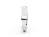 White gold Radiant Diamond Wide Bezel Mens Ring_26