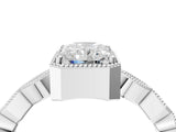 White gold Radiant Milgrain Marquise Diamond Twist Band Ring_42