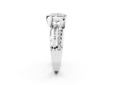 White gold Radiant Solitaire Channel-Set Split Shank Ring with Tension Prong Setting_17