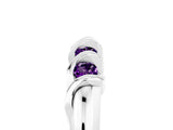 White gold Round Amethyst Eternity Band with Twist Prong Setting_24