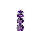 White gold Round Amethyst Half-Eternity Prong-Set Band_11