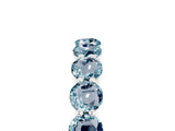 White gold Round Aquamarine Eternity Band with U-Prong Setting_35