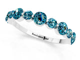 White gold Round Blue Topaz Scalloped Prong Set Eternity Band_19