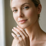 White gold Round Brilliant Channel-Set Diamond Engagement Ring with Split Shank and Four-Prong Setting_4