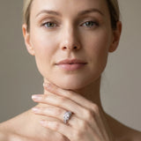 White gold Round Brilliant Milgrain Filigree Solitaire with Bezel and Prong Setting_18