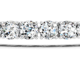 Silver 11.06 Carat Round Brilliant Moissanite Tennis Bracelet with Prong Setting
