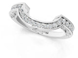 White gold Round Channel-Set Diamond Contour Band_13