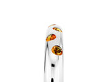 White gold Round Citrine Flush-Set Comfort Fit Band_11