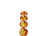 White gold Round Citrine Half-Eternity Prong-Set Band_11