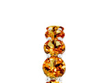 White gold Round Citrine Shared Prong Eternity Band_11
