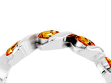White gold Round Citrine Wave Band with Channel Setting and Shared Prongs_10