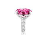White gold Round Cut Cut Channel Set Solitaire Engagement Ring with Four-Prong Setting_11