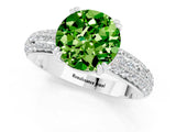 White gold Round Cut Cut Diamond Milgrain Marquise Band with Prong Setting_1