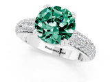White gold Round Cut Cut Diamond Milgrain Marquise Band with Prong Setting_1