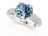 White gold Round Cut Cut Diamond Milgrain Marquise Band with Prong Setting_1