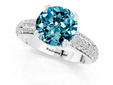 White gold Round Cut Cut Diamond Milgrain Marquise Band with Prong Setting_1