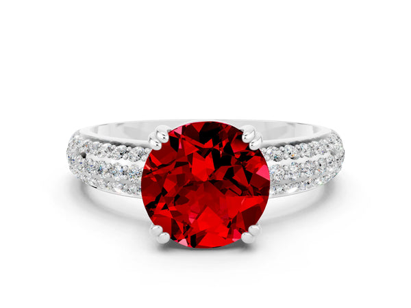 Silver Round Cut Cut Diamond Milgrain Marquise Band with Prong Setting