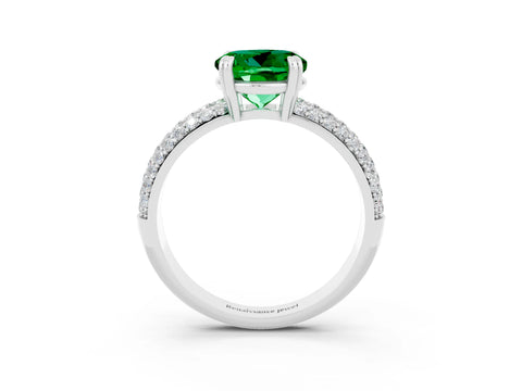 White gold Round Cut Cut Diamond Milgrain Marquise Band with Prong Setting_3
