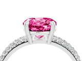 White gold Round Cut Cut Diamond Milgrain Marquise Band with Prong Setting_4