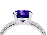 White gold Round Cut Cut Diamond Milgrain Marquise Band with Prong Setting_4