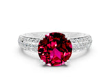 White gold Round Cut Cut Diamond Milgrain Marquise Band with Prong Setting