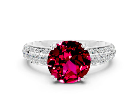 White gold Round Cut Cut Diamond Milgrain Marquise Band with Prong Setting