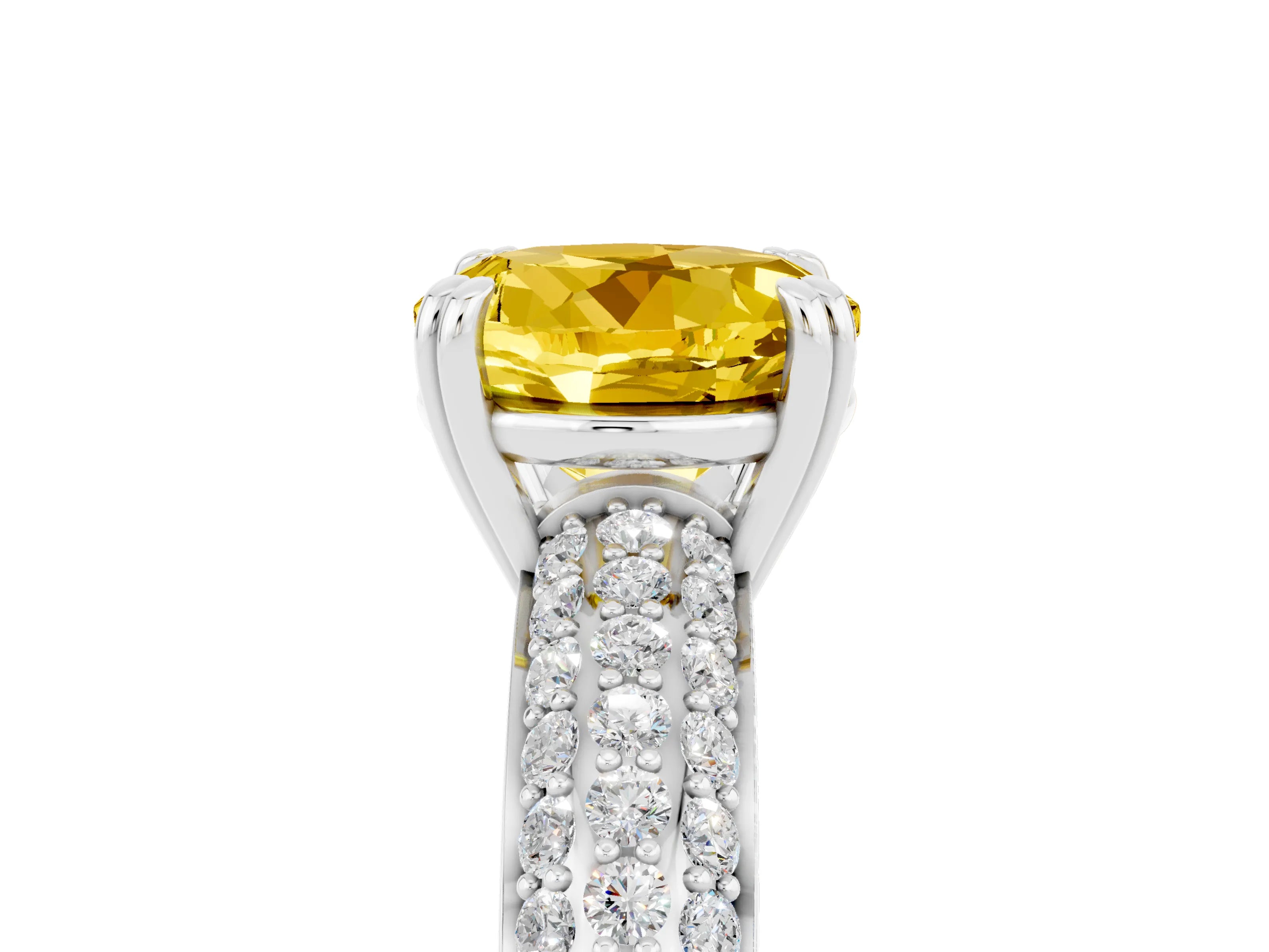 White gold Round Cut Cut Diamond Milgrain Marquise Band with Prong Setting_5