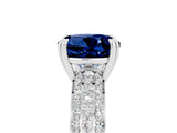 White gold Round Cut Cut Diamond Milgrain Marquise Band with Prong Setting_5