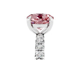 White gold Round Cut Cut Diamond Pavé Band with Four-Prong Setting_5