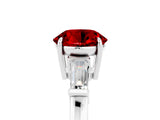 White gold Round Cut Cut Diamond Ring with Tapered Baguette Side Stones in Four-Prong Setting_5